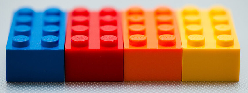  Acrylonitrile Butadiene Styrene (ABS) Lego Blocks